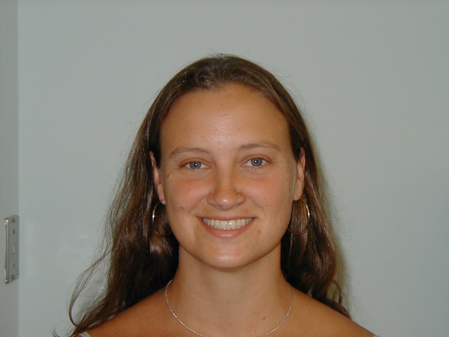 Anna Foucek, library staff, 2004