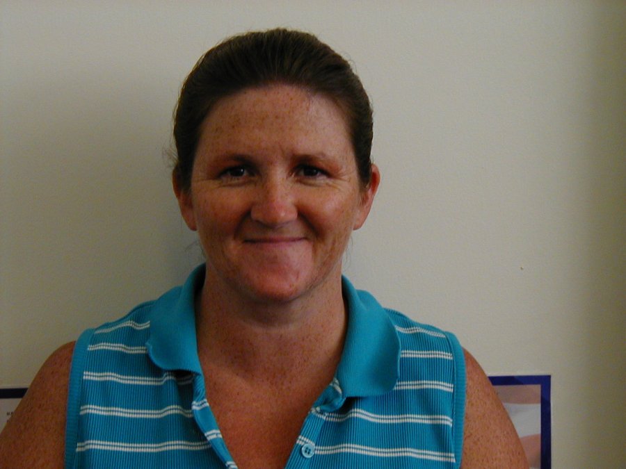 Josephine Thompson, library staff, 2004