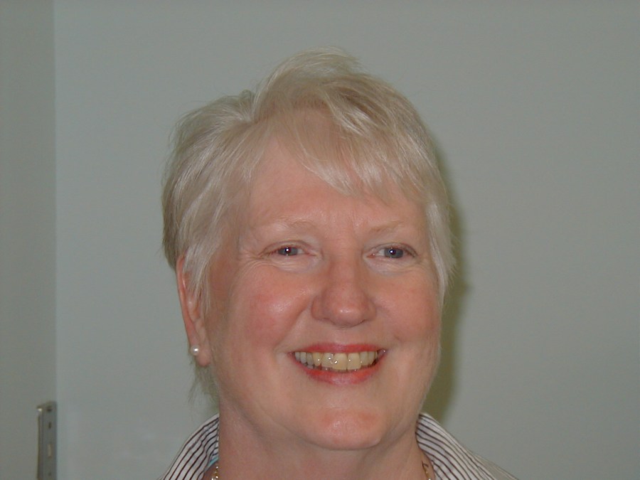 Leslie Brown, library staff, 2004