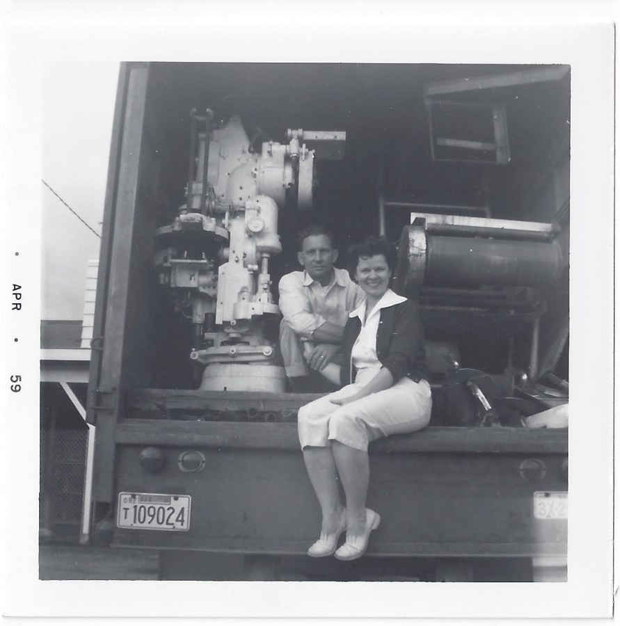 Whitney's Cannery - Canning operations - Mark and Leona Whitney 1959