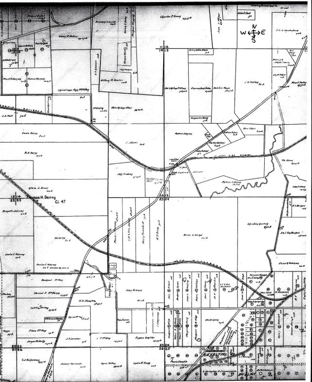 1909 map of Garden Home