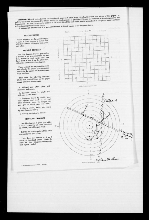 1940 Post Office - map -M1126-496-0665 roll 496 image 644