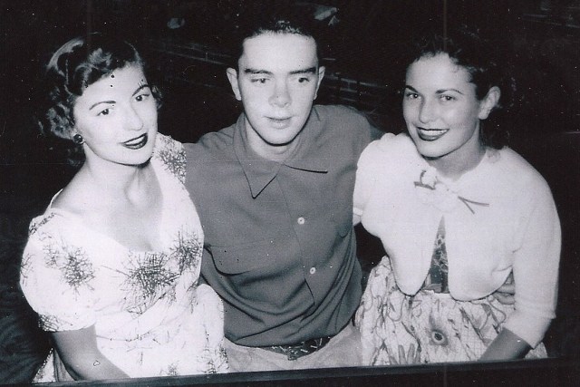 Gwen, Jim Bastien and Dorothy. (photo of the 3 high schoolers is courtesy of Dorothy Johnson)