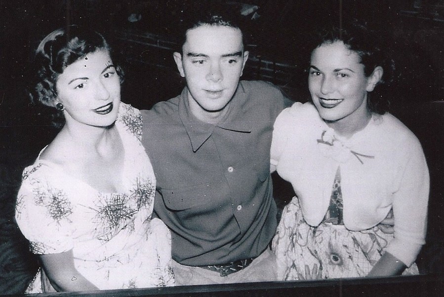 Gwen Berry, Jim Bastien and Dorothy Johnson (in highschool)
