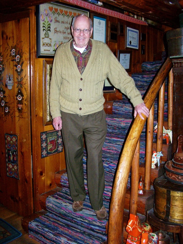 Ross Fogelquist inside Fogelbo