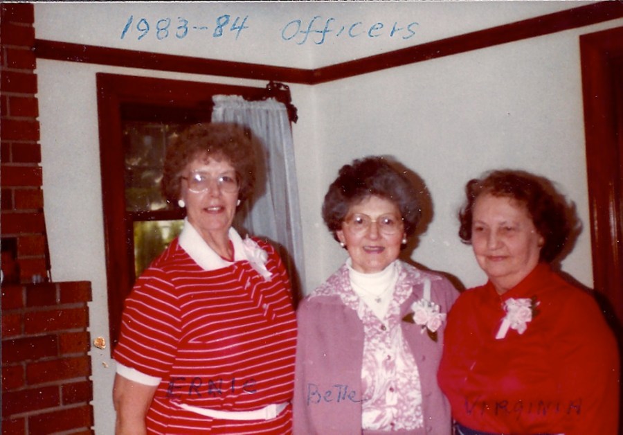 Ernilie Storrs, Betty Hardy, Virginia Bates - Garden Home Extension Study Group