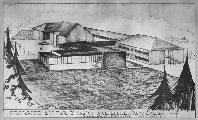 Office addition 1958