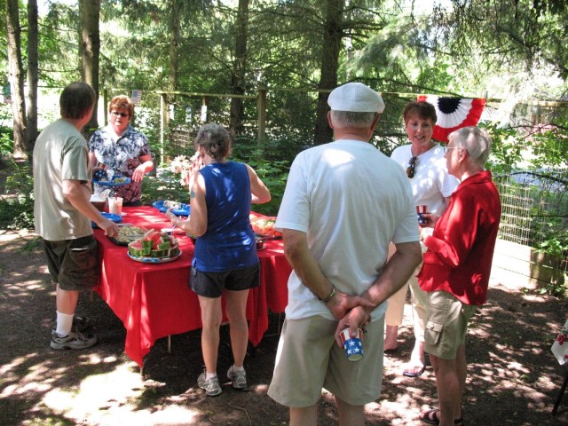 July 4th, neighborhood picnic