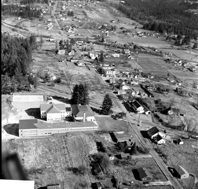 1954 Garden Home School from W - Arndt Neg 01