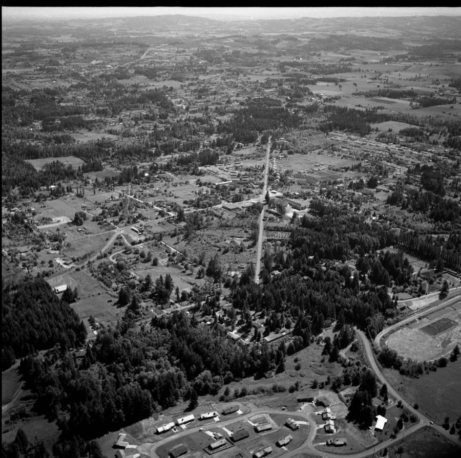 1957 Garden Home Rd and Oleson Rd from NE