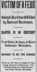 1903-11-02 page 1 Morning Oregonian detail