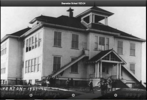 BHS 1910 building, after 1923 addition (now a grade school)