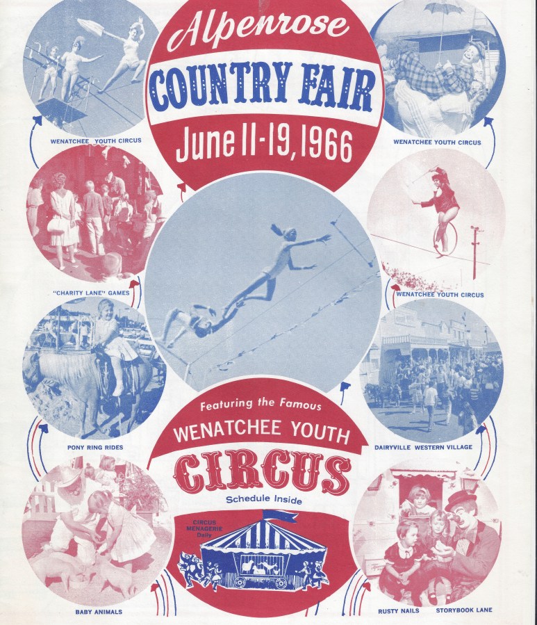 Alpenrose Country Fair 1966 large brochure 1