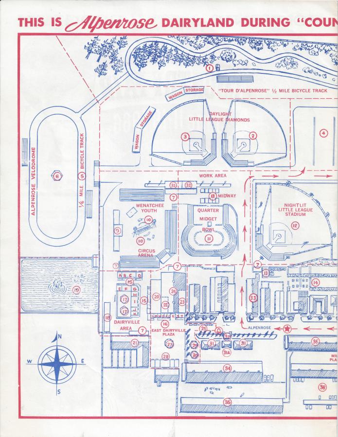Alpenrose Country Fair 1966 large brochure 2