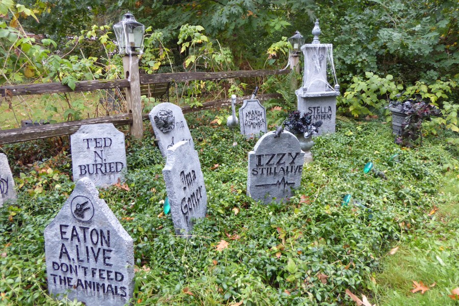 2018 Halloween - yet more graves - Kirstin Lurtz 7130 SW 82nd