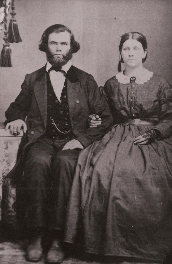 John Patton and Margaret Simmons Patton (parents of Polly Philena Patton Oleson)
