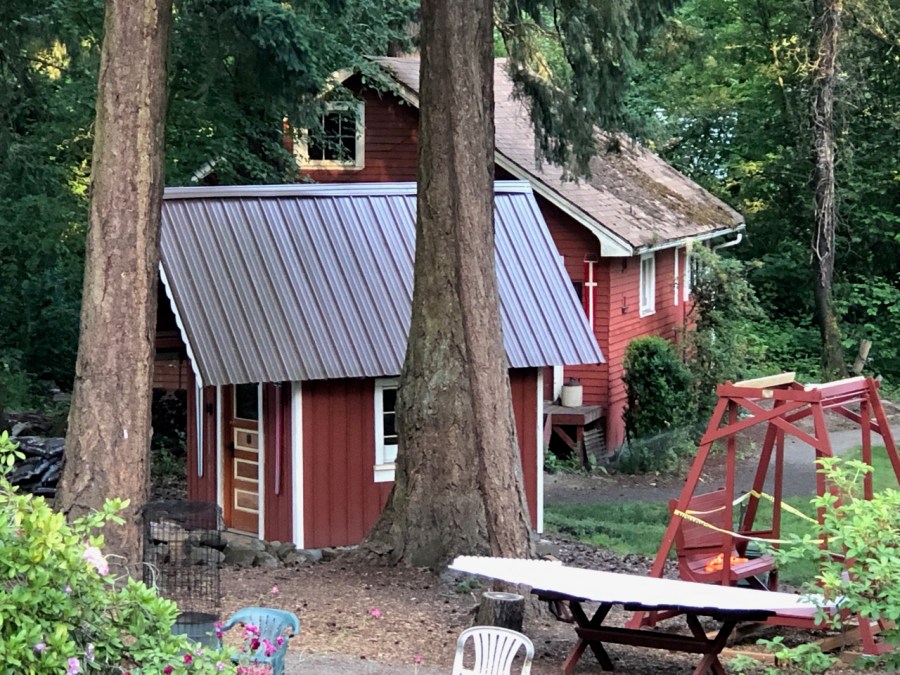 Fogelbo tour 2019 exterior - workshops in rear