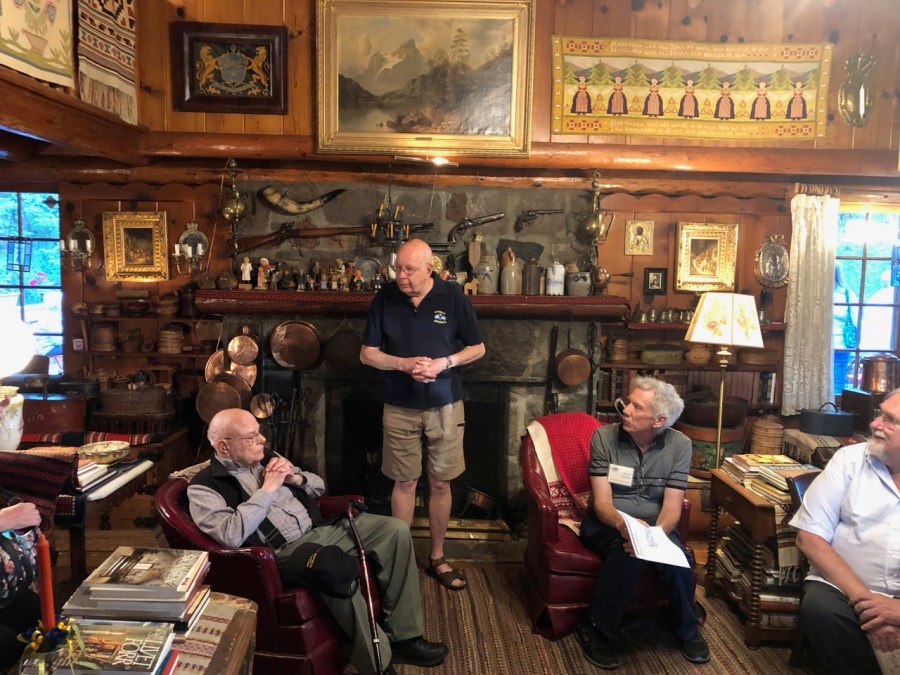 Fogelbo tour 2019 interior - Don Dunbar, Ross Fogelquist, Kevin Mistler, Jan Fredrickson