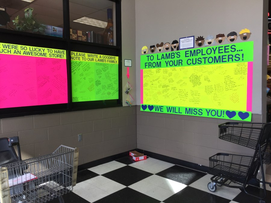 2019 Bell Ringing - Thank You Boards at Bales