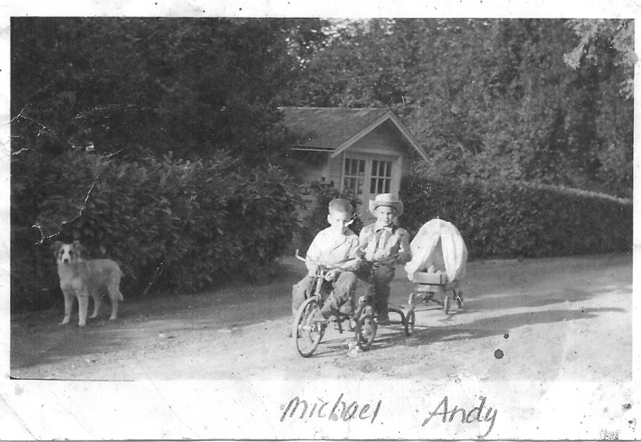 Michael and Andy Norris, 1940s