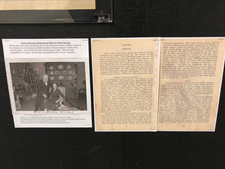 2020-04 GHRC hallway bulletin board display - canning