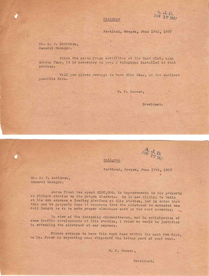 Firlock Station historical file