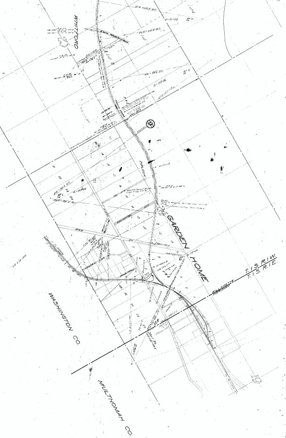 Oregon Electric Track Map