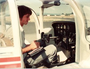 Randy in Plane - Portland Golf Club