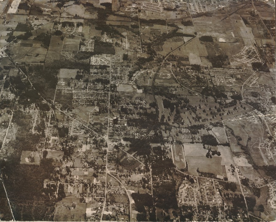 1958 Garden Home aerial photo (from Jackie Wisher) - Original