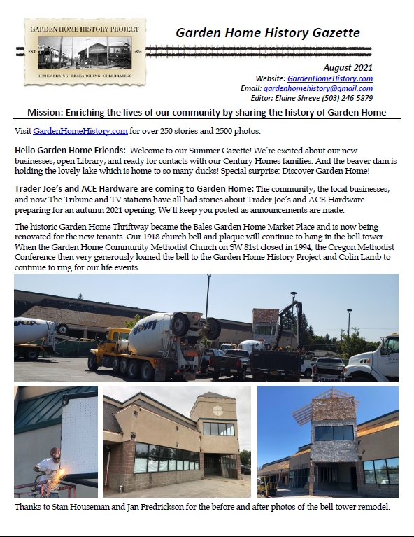 GHHP Gazette - August 2021