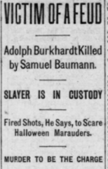 1903 Halloween Murder