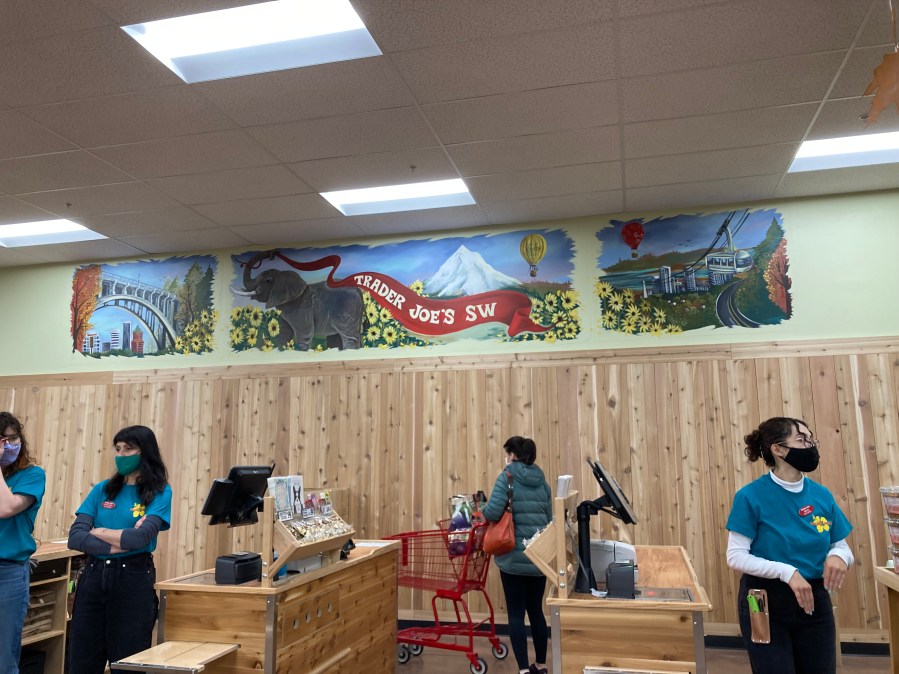 Murals at Trader Joe's 2021 - Portland views