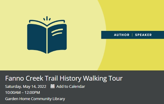 Fanno Creek Trail History Walking Tour 2022-05-14