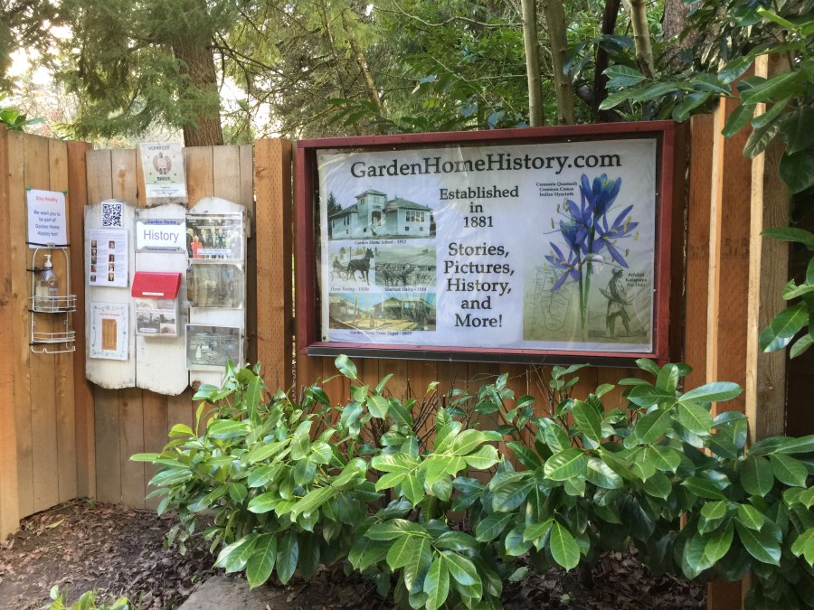 History Bulletin Board at Wormwood Manor 3-11-2021