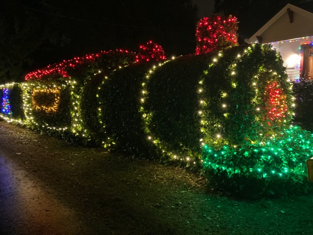 2022 Xmas train SW Alden St east of SW 80th