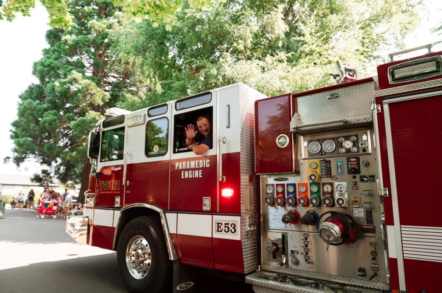 July 4, 2023 Garden Home parade - TVFR fire truck