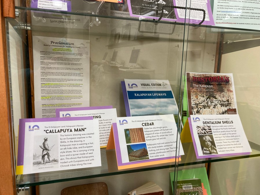 2023-11 Indigenous People display - middle shelf