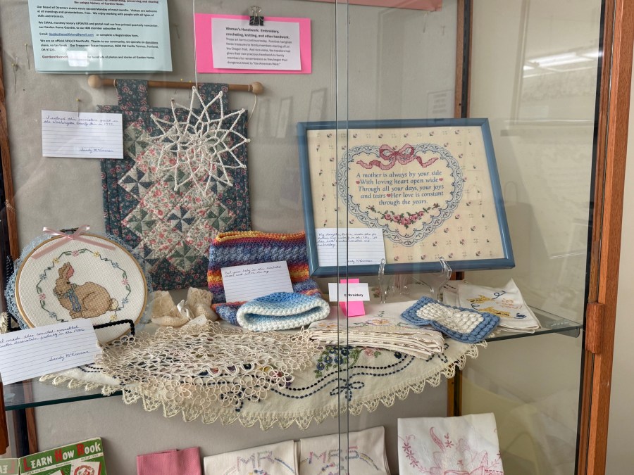 May-June 2025 Women's needlework - top shelf