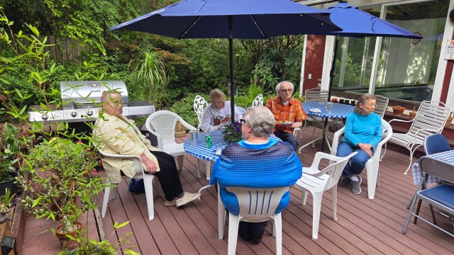Mickey, Marie, Jan, John, and Sandy - 2025-08-15 annual picnic