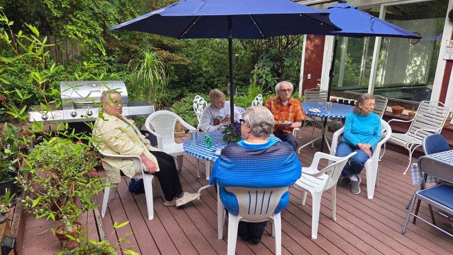Mickey, Marie, Jan, John, and Sandy - 2025-08-15 annual picnic